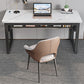 29.53 "H Industrial Computer Desk Antique Finish Gaming Desk met metalen benen