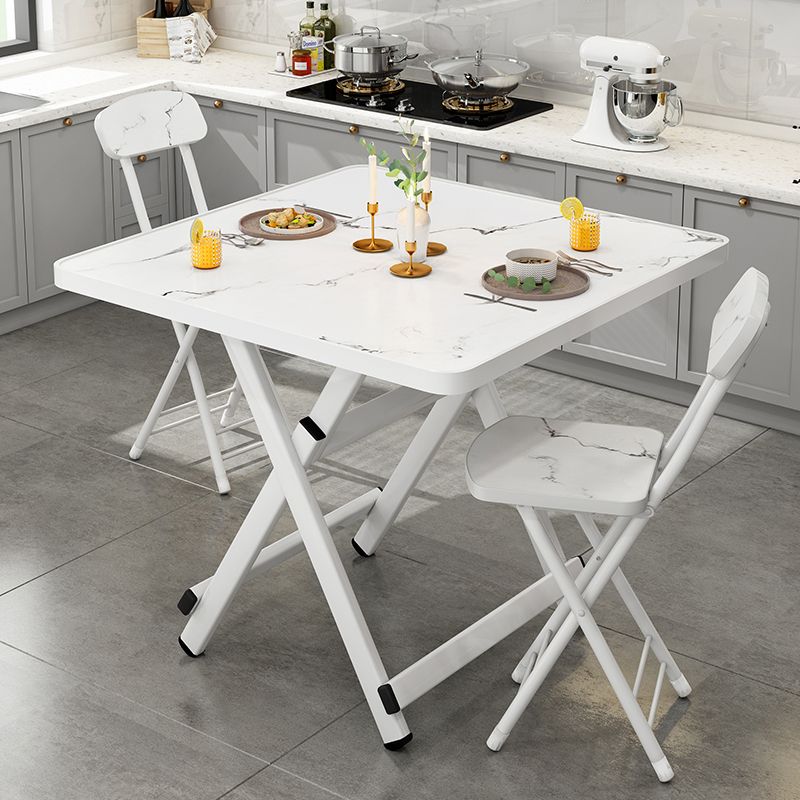 Foldable Solid Wood Dining Room Set of with Double Pedestal Base Dining Room Furniture for Home Use Clearhalo 'Dining Room Sets' 'Dining Tables & Seating' 'dining_room_set' 'furn' 'furn_dining_room_set' 'Furniture' 'furniture_dining_room_set' 'Kitchen & Dining Furniture' 'kitchen&dining_furn' 'kitchen' 1200x1200_c3633bf3-c5c4-42aa-8827-a386f1eda17b