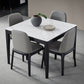 Industrial Standard Sintered Stone Dining Table White Square Shape Dining Table for Kitchen Clearhalo ' dining_table' 'Dining Tables & Seating' 'Dining Tables' 'furn' 'furn_dining_table' 'Furniture' 'furniture_dining_table' 'Kitchen & Dining Furniture' 'kitchen&dining_furn' 'kitchen' 'kitchen_dining_table' 1200x1200_c3636817-2e91-44c2-b09a-67b37b4b2b4e