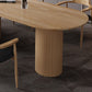 Simple Style Home Solid Wood Dining Table Freeform Shape Table with Double Pedestal Base Clearhalo ' dining_table' 'Dining Tables & Seating' 'Dining Tables' 'furn' 'furn_dining_table' 'Furniture' 'furniture_dining_table' 'Kitchen & Dining Furniture' 'kitchen&dining_furn' 'kitchen' 'kitchen_dining_table' 1200x1200_c36565b6-698b-4991-9c50-ab4bdde243cb