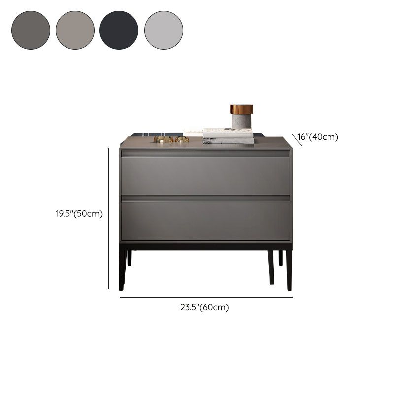 Table de chevet de table à accent moderne armoire au chevet en bois pour chambre à coucher
