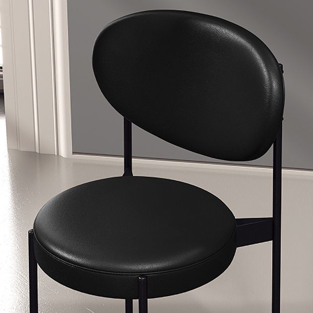 Modern Metal Dining Room Chairs Armless Open Back Dining Side Chair for Restaurant Clearhalo ' kitchen&dining_furn' 'Dining Chairs' 'Dining Tables & Seating' 'dining_chair' 'furn' 'furn_dining_chair' 'Furniture' 'furniture_dining_chair' 'Kitchen & Dining Furniture' 'kitchen' 1200x1200_c3671f6f-6cde-4dd3-b3d1-6e6887007b2a