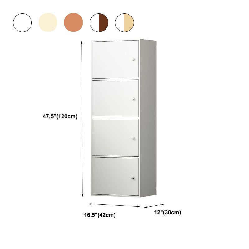 12 "W moderne houten boekenkast gesloten opslag boekenplank met deuren
