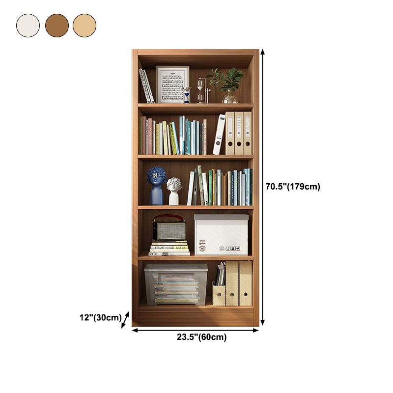 Bibliothèque d'étagère scandinave bibliothèque en bois d'ingénierie pour le bureau