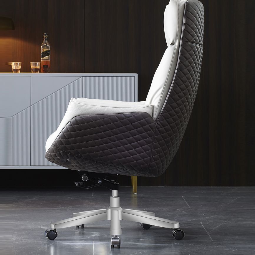 Modern Arm Home Bureau Stoel Gevotte Hight Back Desk -stoel met wielen