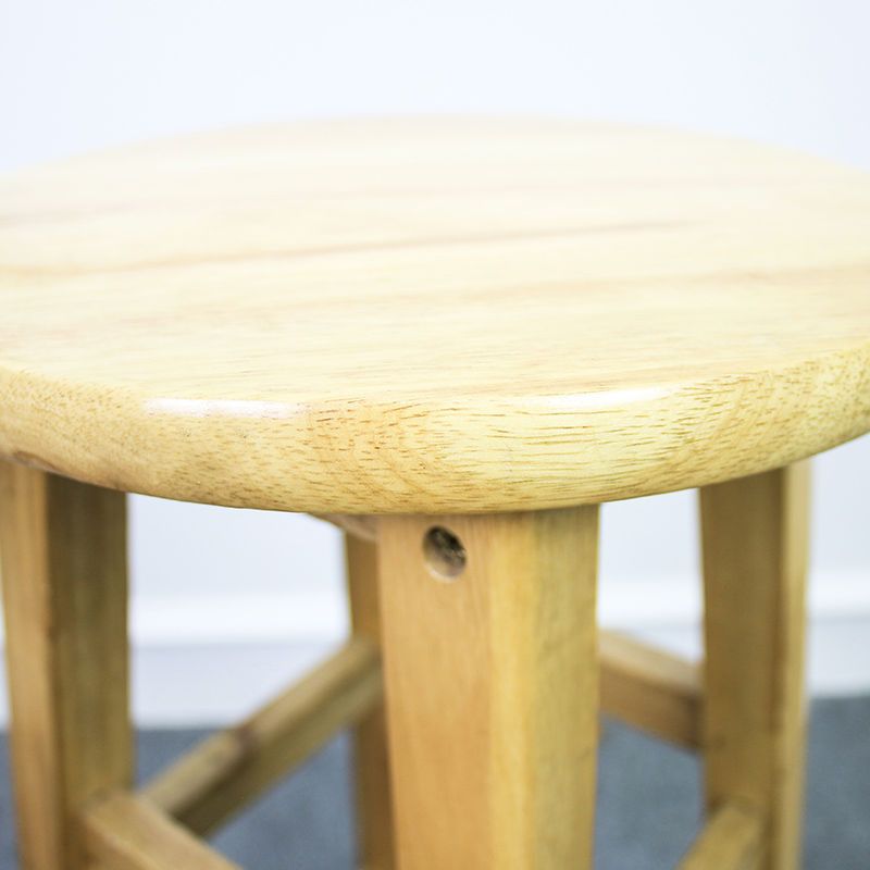 Industrial Bar and Counter Stool Round Wood Stool with 4 Legs Clearhalo 'Bar Furniture' 'Bar Stools' 'bar_stools' 'furn' 'furn_bar_stools' 'furniture_bar_stools' 'Kitchen & Dining Furniture' 'kitchen&dining_furn' 'kitchen' 'kitchen_furn' Furniture' 1200x1200_c36d3043-4564-4261-848d-a5c43a77bb0b