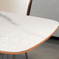 Dinner Room Luxury Dining Table Kitchen Stone Pedestal Dining Table