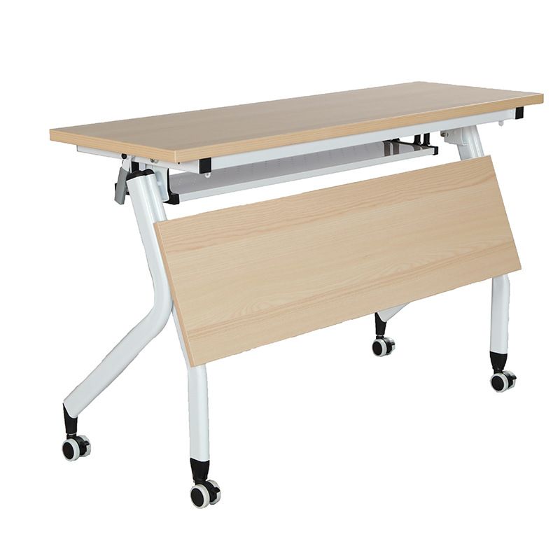 Contemporary Desk for Office 30"H Rectangular Writing Desk with Wheels Clearhalo 'furn' 'furn_office_desk' 'Furniture' 'Office Desks' 'Office Furniture' 'office_desk' 1200x1200_c36eeb0f-bfa3-4aec-a8d5-6a87394f1abc