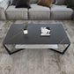 Modern Style Black Gold/white/grey/white Gold Rock Board Table with Iron Base Coffee Table Clearhalo 'Coffee & Accent Tables' 'Coffee Tables' 'coffee_tables' 'furn' 'furn_coffee_tables' 'Furniture' 'Living Room Furniture' 1200x1200_c36fbe64-8b94-4ebb-8aa0-3b60c6a92598