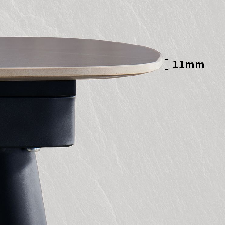 Mattes Finish Stone Esstisch Set für zu Hause 02.05.7 PCs Modernes Dinette Set