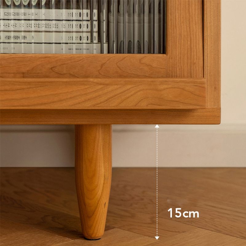 Style de style moderne Stand Brun Couleur de rangement fermé Console TV avec armoire