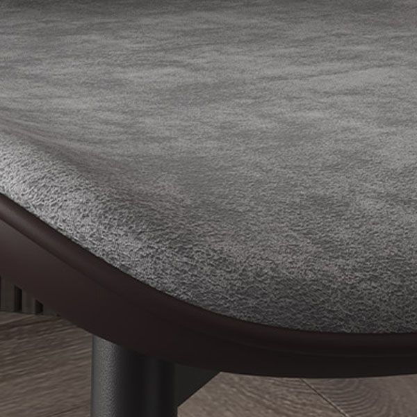 Contemporary Dining Chair Armless Wingback Side Chair with Metal Legs for Kitchen Clearhalo ' kitchen&dining_furn' 'Dining Chairs' 'Dining Tables & Seating' 'dining_chair' 'furn' 'furn_dining_chair' 'Furniture' 'furniture_dining_chair' 'Kitchen & Dining Furniture' 'kitchen' 1200x1200_c3771c4b-c64d-4c27-95b3-217aeeb63d19