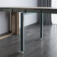 Modern Rectangle Wood Dining Table Extendable for Small Spaces