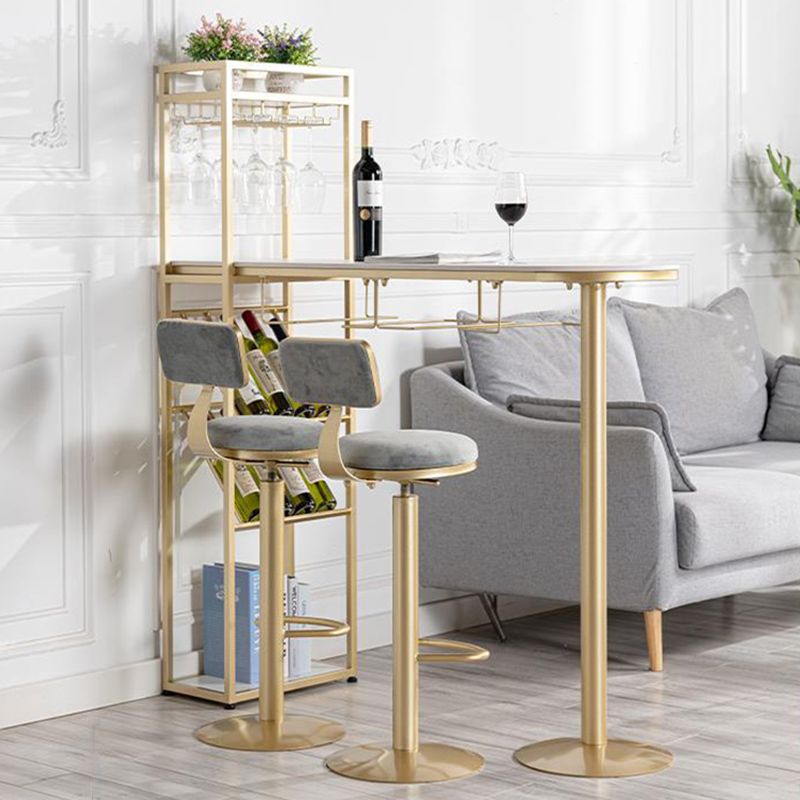Mesa de Bar de piedra sinterizada, estante para vinos moderno, mesa de Bar para sala de estar