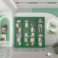 Modern Metal Bookcase Standard Shelves Included Bookshelf with Glass Doors