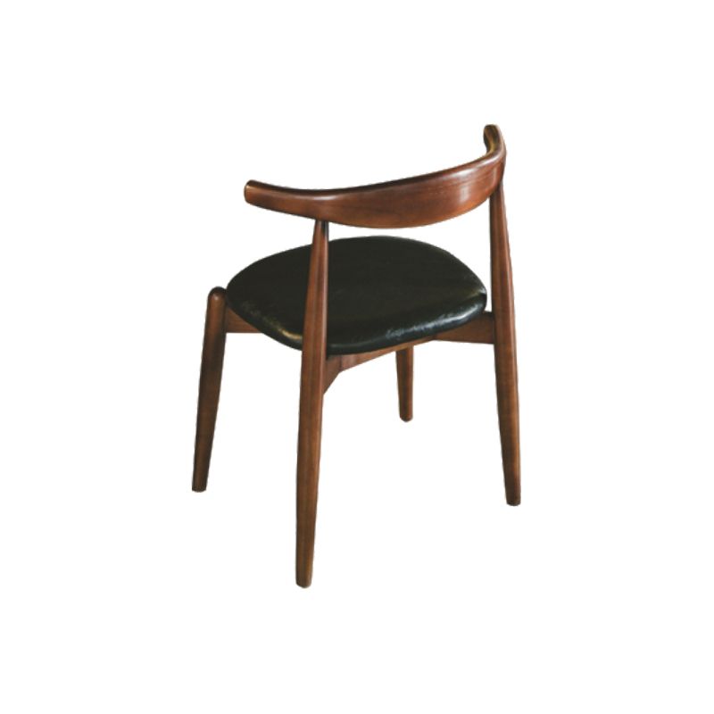 Upholstered Dining Chairs Faux Leather Armless Chairs with Wood Base Clearhalo 'Dining Chairs' 'Dining Tables & Seating' 'dining_chair' 'furn' 'furn_dining_chair' 'Furniture' 'Kitchen & Dining Furniture' 1200x1200_c37dec09-4432-4148-9387-06a8cfd80371
