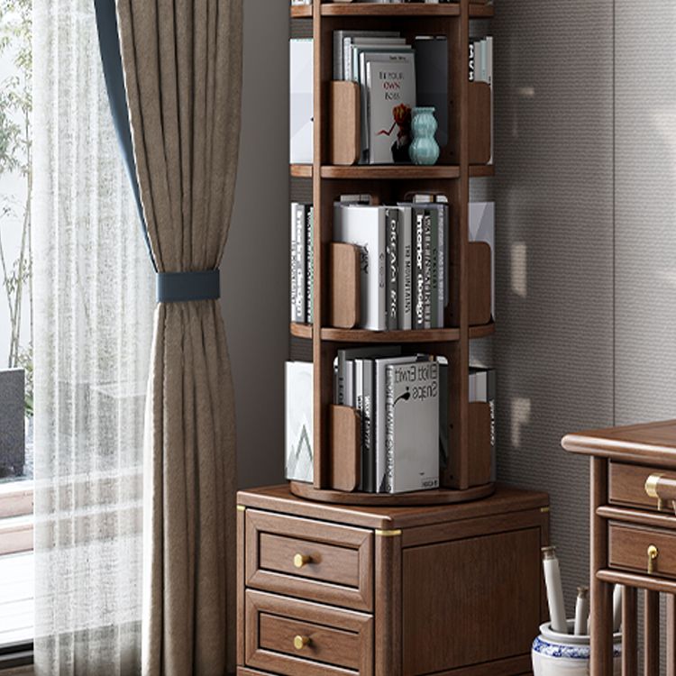 Minimalistic Wooden Accent Chest Living Room Chest with Shelves in Dark Brone Clearhalo 'Cabinets & Chests' 'cabinets_chests' 'furn' 'furn_cabinets_chests' 'Furniture' 'Living Room Furniture' 1200x1200_c37ef1d1-40c8-449c-ada9-b95b249c2858