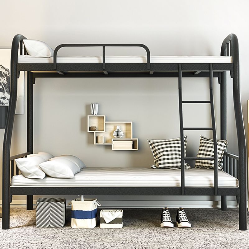 Modern Style Bunk Bed 66.93" Tall Bunk Bed in Black/White Finish Clearhalo 'Bedroom Furniture' 'Beds' 'furn' 'furn_beds' 'Furniture' 1200x1200_c37f59b0-29f9-40fd-b0be-21f815ee58e2