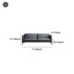 Glam Black Cushions Square Arm Genuine Leather Stationary Sofa Clearhalo 'furn' 'furn_sofas' 'Furniture' 'furniture_sofas' 'Living Room Furniture' 'Sofa' 'sofas' 1200x1200_c3803b69-90d0-47b9-b725-4ecfab64d999