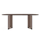 Clear Glass Contemporary Oval Table Glass Top Table with Double Pedestal Clearhalo ' dining_table' 'Dining Tables & Seating' 'Dining Tables' 'furn' 'furn_dining_table' 'Furniture' 'furniture_dining_table' 'Kitchen & Dining Furniture' 'kitchen&dining_furn' 'kitchen' 'kitchen_dining_table' 1200x1200_c382d862-834b-4dec-b972-c6447deaf196