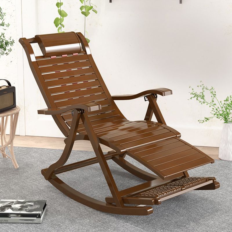 Solid Wood Rocking Chair Bamboo with Padded Seat Rocker Chair Ergonomic Clearhalo 'Chairs & Seating' 'furn' 'furn_rocking_chairs' 'Furniture' 'Living Room Furniture' 'Rocking Chairs' 'rocking_chairs' 1200x1200_c3839e87-4aba-4828-9432-8deda400245a