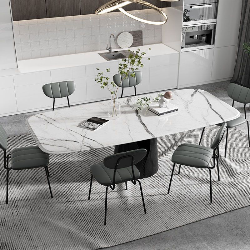 Minimalist Style Upholstered Armless Dining Chairs Open Back Dining Side Chairs Clearhalo ' kitchen&dining_furn' 'Dining Chairs' 'Dining Tables & Seating' 'dining_chair' 'furn' 'furn_dining_chair' 'Furniture' 'furniture_dining_chair' 'Kitchen & Dining Furniture' 'kitchen' 1200x1200_c383d790-8ee3-4a86-87ea-66027f2305b1