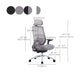 Mesh Swivel Ergonomic Chair Fixed Arms Adjustable Seat Height Office Chair Clearhalo 'furn' 'furn_office_chair' 'Furniture' 'Office Chairs' 'Office Furniture' 'office_chair' 1200x1200_c384d52e-8783-4e4c-a25f-ae705456372d