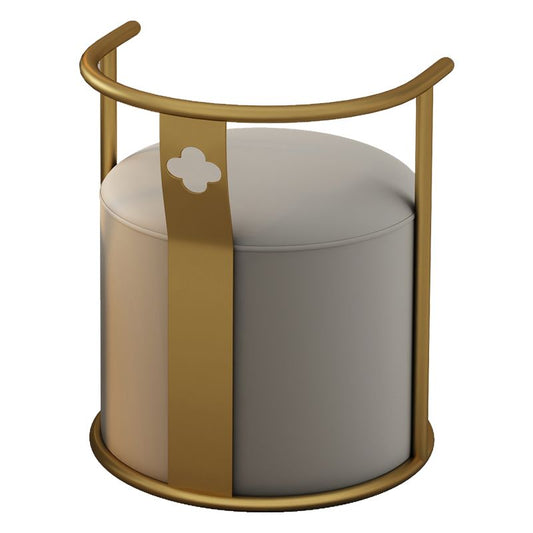 Modern Armrest Backrest Cushion Chair with Metal Base for Living Room