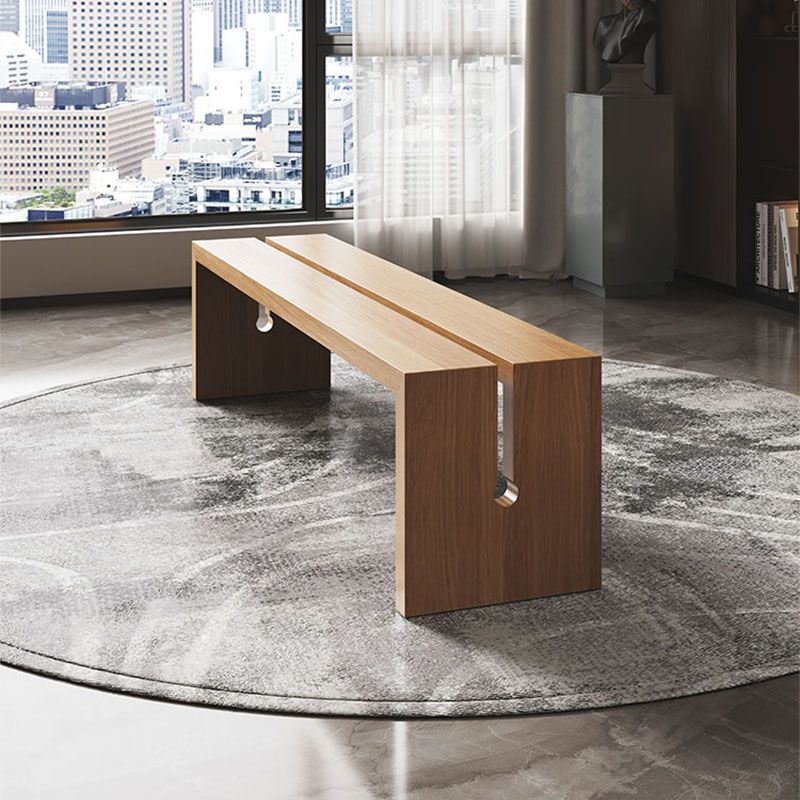 13.65" W Bedroom Bench Modern Style Solid Wood Seating Bench Clearhalo 'Benches' 'Chairs & Seating' 'furn' 'furn_benches' 'Furniture' 'Living Room Furniture' 1200x1200_c3876181-82be-4ab9-bbe4-092de14f72bb