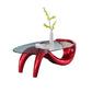 Glass Top Cocktail Table Oval Modern Minimalist Coffee Table Clearhalo 'Coffee & Accent Tables' 'Coffee Tables' 'coffee_tables' 'furn' 'furn_coffee_tables' 'Furniture' 'Living Room Furniture' 1200x1200_c388786b-6dd0-4a21-b23d-133f10b0c2ae