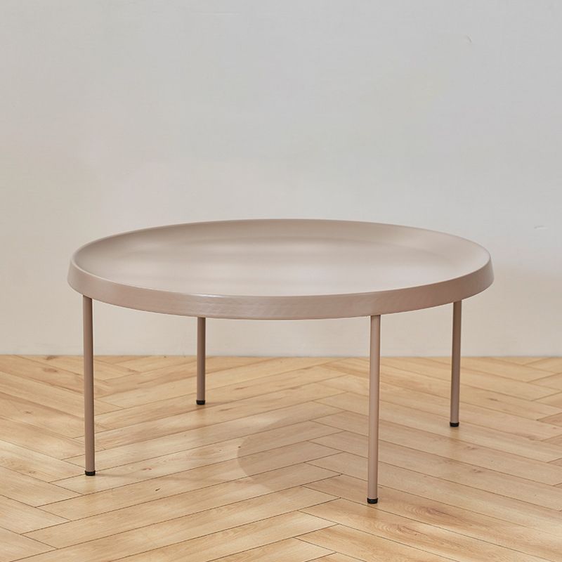 Mid-Century Modern Tray Top Coffee Table 4 Legs Iron Cocktail Table Clearhalo 'Coffee & Accent Tables' 'Coffee Tables' 'coffee_tables' 'furn' 'furn_coffee_tables' 'Furniture' 'Living Room Furniture' 1200x1200_c38aa4fe-d0be-414b-934d-7e3a60b8d1fc