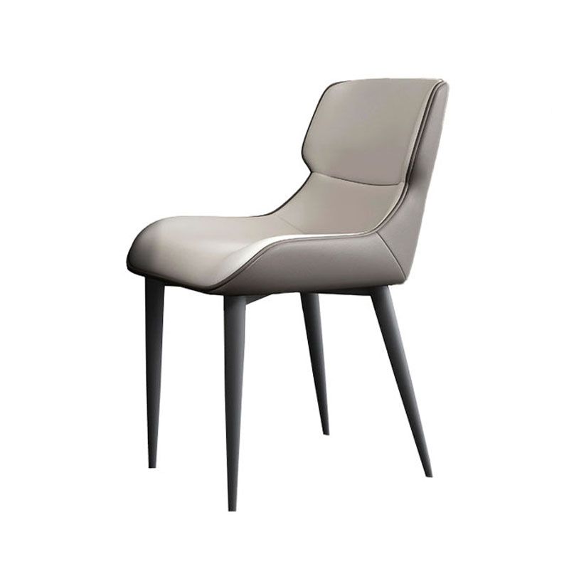 Industrial Design Leather Dining Side Chair for Home Arm Wingback Chair Clearhalo 'Dining Chairs' 'Dining Tables & Seating' 'dining_chair' 'furn' 'furn_dining_chair' 'Furniture' 'furniture_dining_chair' 'Kitchen & Dining Furniture' 1200x1200_c38bfffd-7381-4f1d-9632-4c8d7332c847