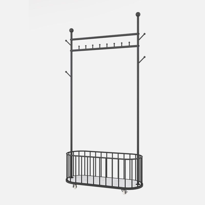 Luxueux cintre de couche métallique couleur couleur crochets debout cordage de moteur de conception