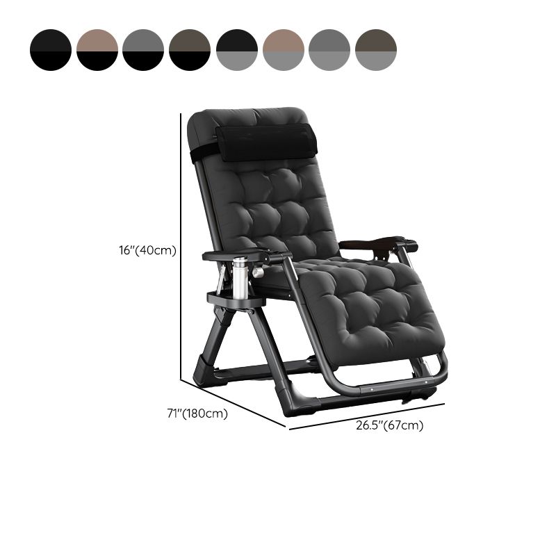 Contemporary Single Ergonimic Recliner with Legs and Pillow Metal Solid Color Clearhalo 'Chairs & Seating' 'furn' 'furn_recliners' 'Furniture' 'Living Room Furniture' 'Recliners' 1200x1200_c38d06fc-73ce-4b6b-9cf9-c16b2ad0b784