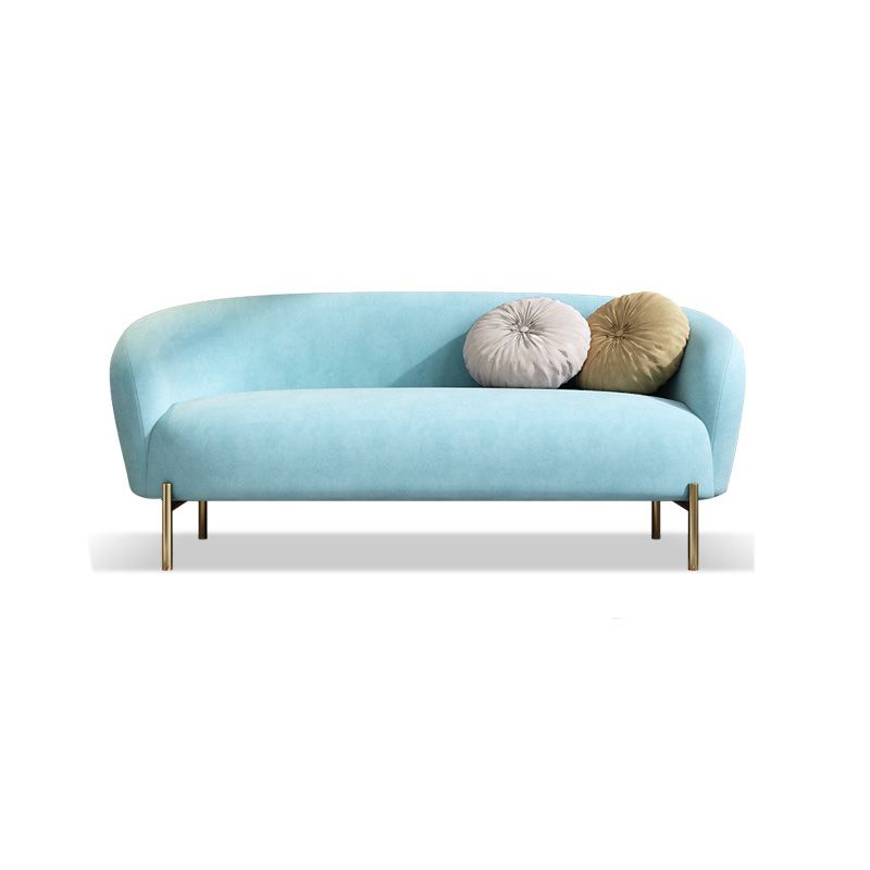 Mid-Century Modern Tight Back Sofa Curved 30.71" D X 29.92" H Loveseat Clearhalo 'furn' 'furn_sofas' 'Furniture' 'furniture_sofas' 'kitchen' 'kitchen_sofas' 'Living Room Furniture' 'Sofa' 'sofas' 1200x1200_c38fb52a-e7f1-4e53-b7b2-6f0fc373ae55