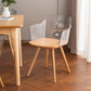 Sedie da pranzo in legno in legno acrilico in stile contemporaneo