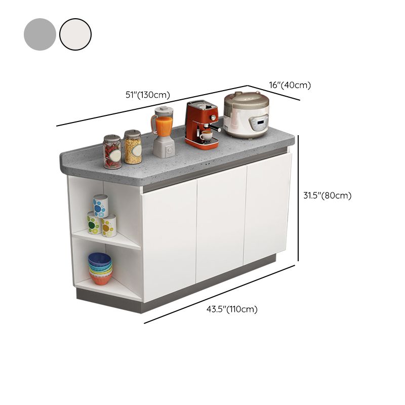 Contemporary Dining Server Kitchen Buffet Server Cabinet with Storage Clearhalo 'buffet_sideboard' 'Buffets & Sideboards' 'furn' 'furn_buffet_sideboard' 'Furniture' 'Kitchen & Dining Furniture' 1200x1200_c3953c43-3585-489a-8b6f-e02a41e76236