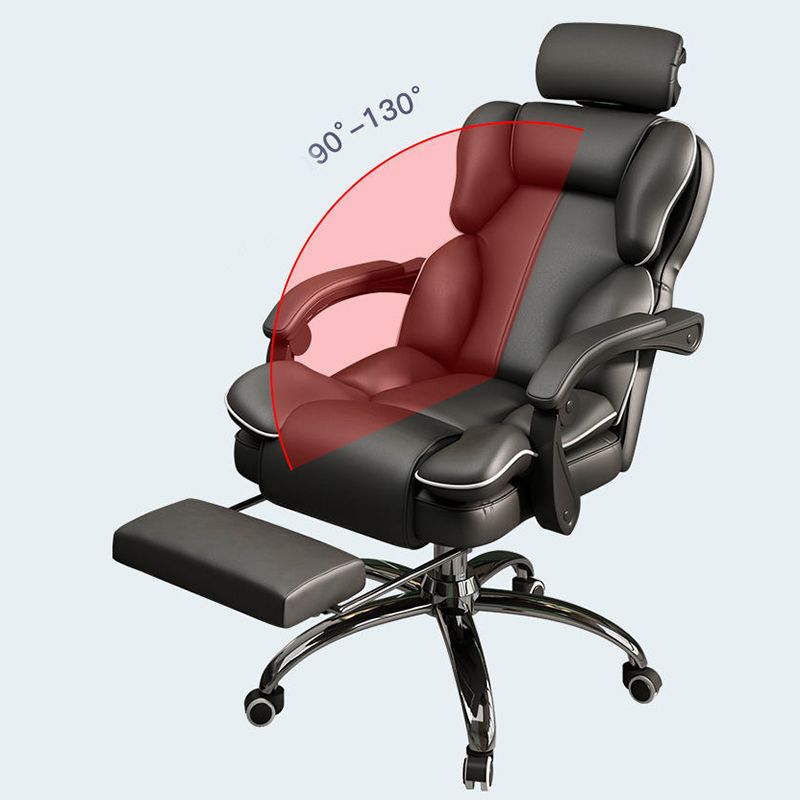 Sedia da gioco in pelle finta sedia a casa moderna con armi imbottite