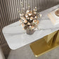 Rectangle Shape Contemporary Console Table Stone Sofa Table for Hall