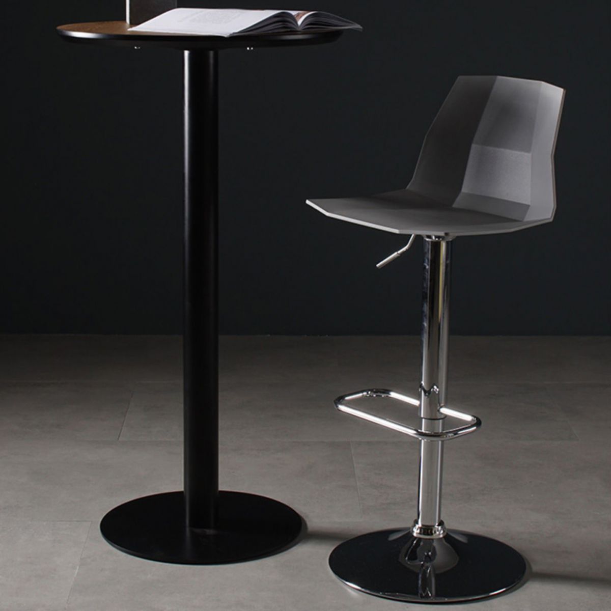 Modern Plastic Counter & Bar Stool Indoor Adjustable Height Footrest Stool Clearhalo 'Bar Furniture' 'Bar Stools' 'bar_stools' 'furniture_bar_stools' 'Kitchen & Dining Furniture' 'kitchen&dining_furn' 'kitchen' 'kitchen_furn' Furniture' 1200x1200_c399c2c3-d4b4-49c6-a83f-5978ea286ce5