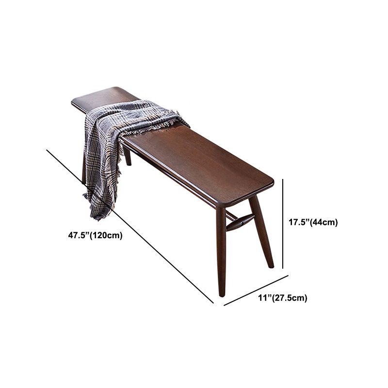 Contemporary Seating Bench Solid Wood Bench with Squared Legs Clearhalo 'Benches' 'Chairs & Seating' 'furn' 'furn_benches' 'Furniture' 'Living Room Furniture' 1200x1200_c39a1fab-245c-4fb9-8be5-6d06b1ea5df9