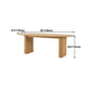 Oval Double Pedestal Modern Table Wood Color Fixed Table with Solid Wood Clearhalo ' dining_table' 'Dining Tables & Seating' 'Dining Tables' 'furn' 'furn_dining_table' 'Furniture' 'furniture_dining_table' 'Kitchen & Dining Furniture' 'kitchen&dining_furn' 'kitchen' 'kitchen_dining_table' 1200x1200_c39af21b-1ae4-415e-9faa-03e018e7e061
