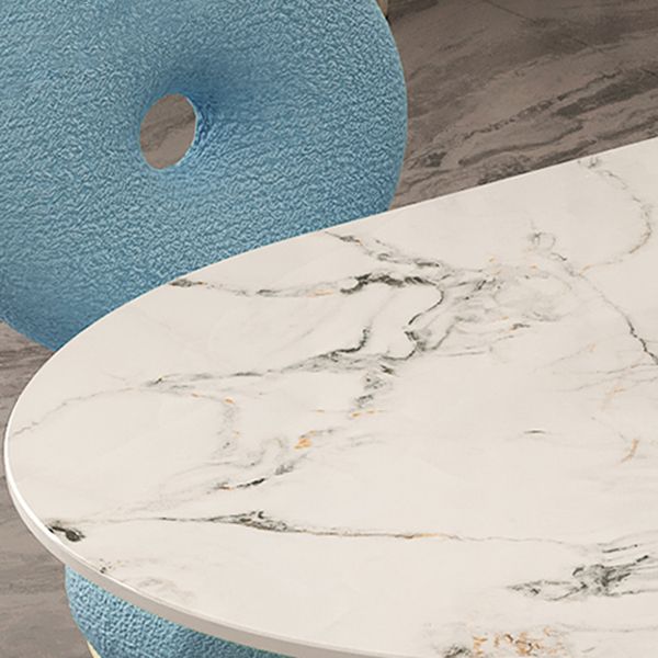 Glam Stone Furniture 1/5 Pcs Standard Height Dining Room Furniture Set for Home Clearhalo 'Dining Room Sets' 'Dining Tables & Seating' 'dining_room_set' 'furn' 'furn_dining_room_set' 'Furniture' 'Kitchen & Dining Furniture' 1200x1200_c39b5001-3d8c-47b6-ab9a-9743663d726a