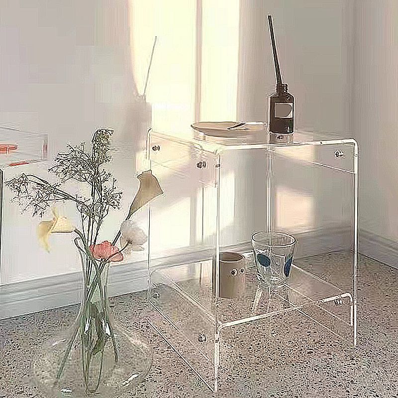 Zeitgenössischer Nachttisch -Kabinett Acryl unter dem Nachttisch