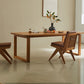 Kitchen Rectangle Dinner Table Dining Room Solid Wood Dining Table