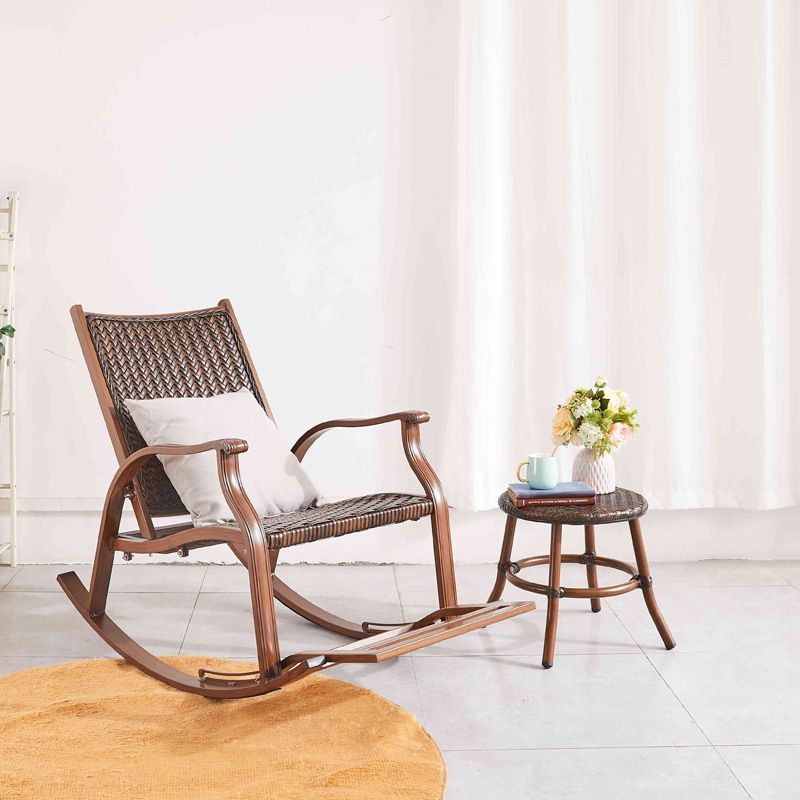 Moderne stijl lounge schommelstoel vrijetijds chaise chaise luie bank stoel