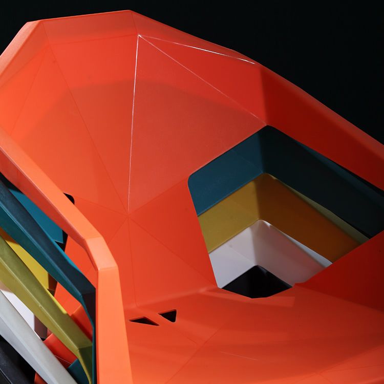 Modern Stacking Dining Side Chairs Slat Back Plastic Dining Arm Chairs Clearhalo ' kitchen&dining_furn' 'Dining Chairs' 'Dining Tables & Seating' 'dining_chair' 'furn' 'furn_dining_chair' 'Furniture' 'furniture_dining_chair' 'Kitchen & Dining Furniture' 'kitchen' 1200x1200_c39ccaae-f653-4416-ab22-29ac448ba16d