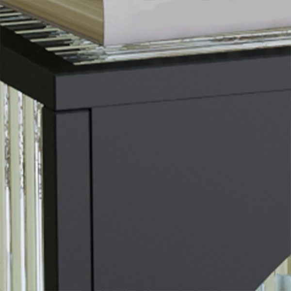 19.5 "L metalen dressoir met glazen deur moderne indoor dinerserver met kast