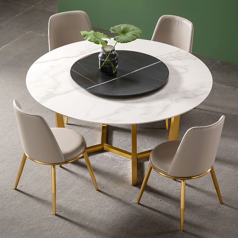 1/2/4/5/7 Pcs Dining Chairs Set Round Sintered Stone Top Dining Room Set Clearhalo 'Dining Room Sets' 'Dining Tables & Seating' 'dining_room_set' 'furn' 'furn_dining_room_set' 'Furniture' 'furniture_dining_room_set' 'Kitchen & Dining Furniture' 'kitchen&dining_furn' 'kitchen' 1200x1200_c39d423d-f00e-4644-a5f5-819a0c3fed20