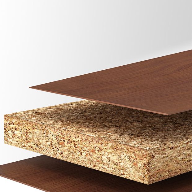 Estantería de madera 18 "w estantería vertical cerrada para sala de estar para sala de estar